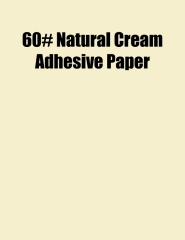 Natural Cream 60# Adhesive Paper, Strip-Tac Plus, Permanent, 8.5 x 11, 1,000 Sheets per Carton