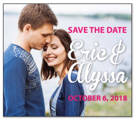 Save The Date Magnets