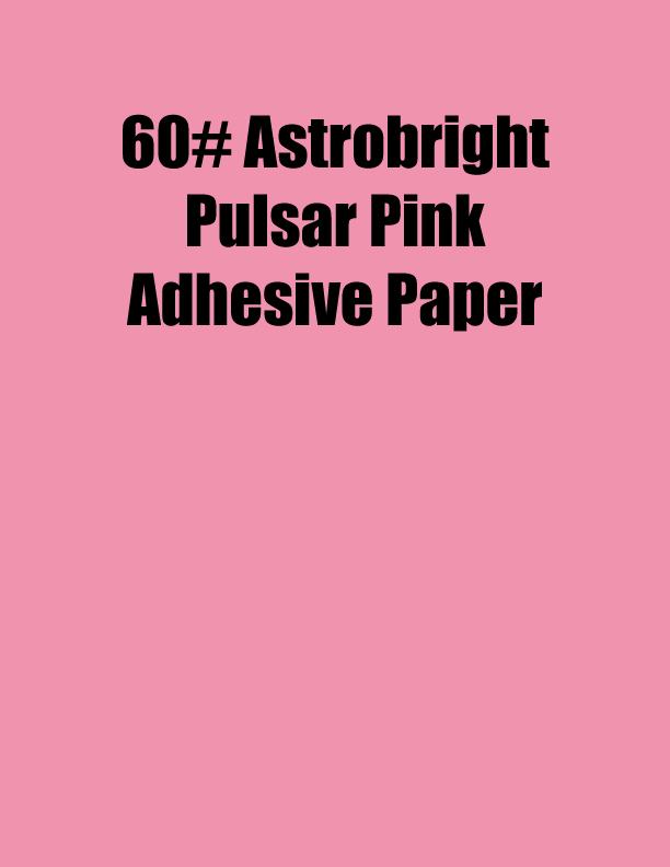 Pulsar Pink™, 8.5” x 11”, 65lb/176 gsm, 250 Sheets, Colored Cardstock