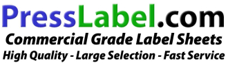Commercial Grade Label Sheets, High Quality, Large Selection, Fast Service